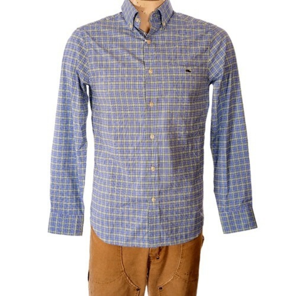 Vineyard Vines Performance Men's Plaid Button Down Shirt Sz XS NWT $118